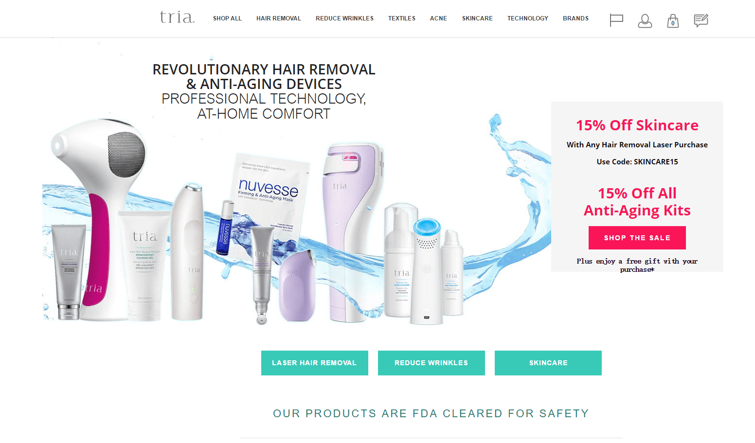Tria官网-美国FDA（美国药品食品管理局）专业认证的美容仪品牌